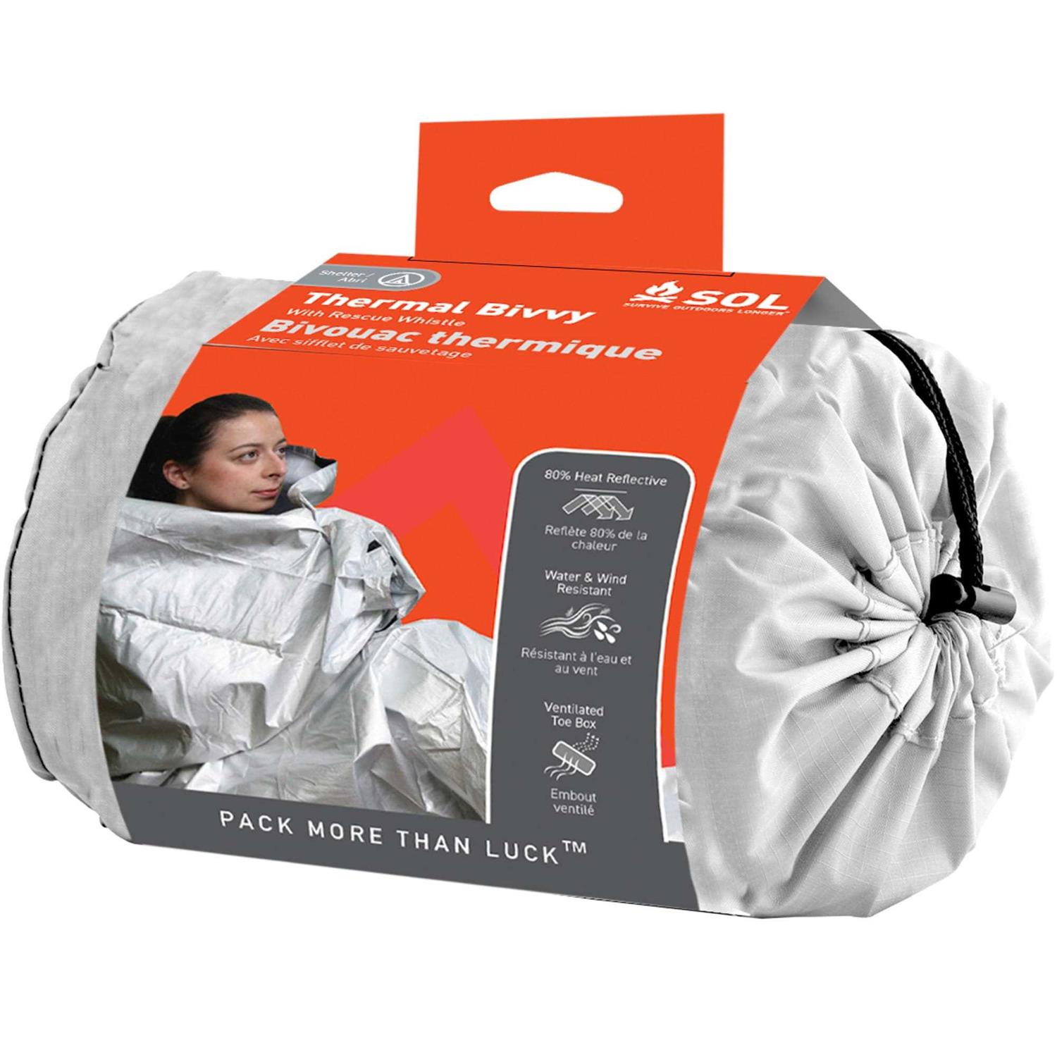 Sol Thermal Bivvy with Rescue Whistle