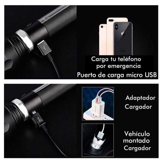 Serjur 8 in 1 Multi Function Flash Light,USB Rechargeable Solar Powered Flashlight with Glass Breaker,Seatbelt Cutter,Alarm and Phone Charger - Image 2