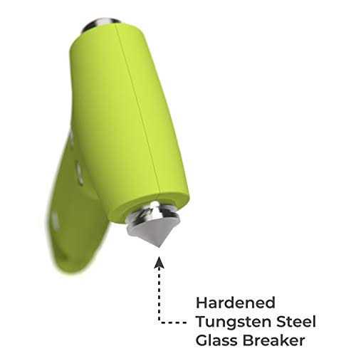 Swiss Safe 5-in-1 Car Safety Hammer, Emergency Escape Tool with Car Window Breaker and Seatbelt Cutter - Image 5