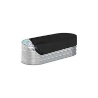 Waterpoof Oval Stock Tank Pool Cover rubermaid Horse Trough Cold Plunge Tub for Farm Water Tank Cover Outdoor Ice Bath Tub Covers Protector