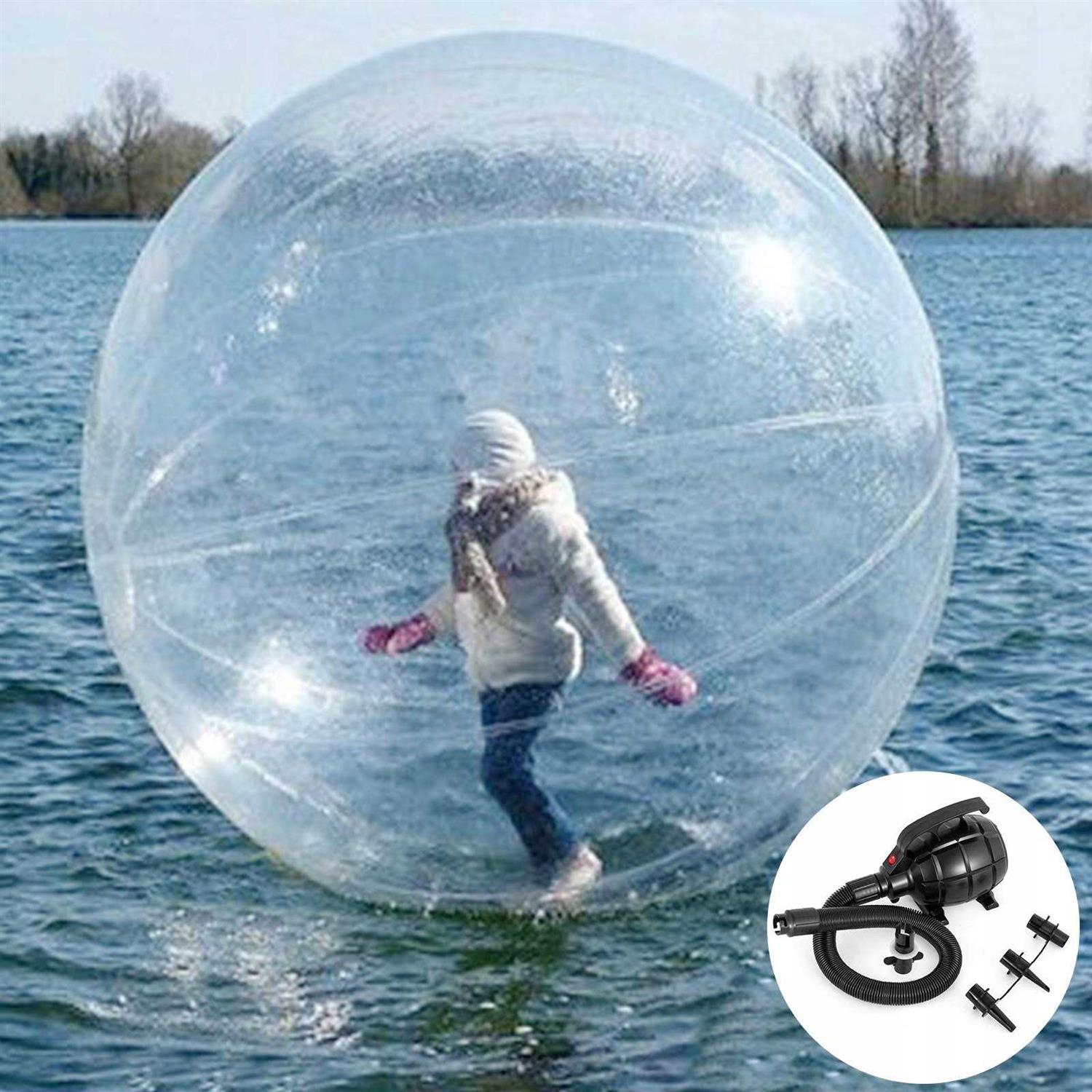 VEVOR 1.5M Walk on Water Walking Ball Roll Iatable Zorb Ball w/ German Zipper PVC 1.5MBXQ0000000001V1 - Image 5