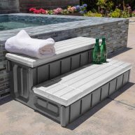 XtremepowerUS Universal Spa and Hot Tub Resin with Storage