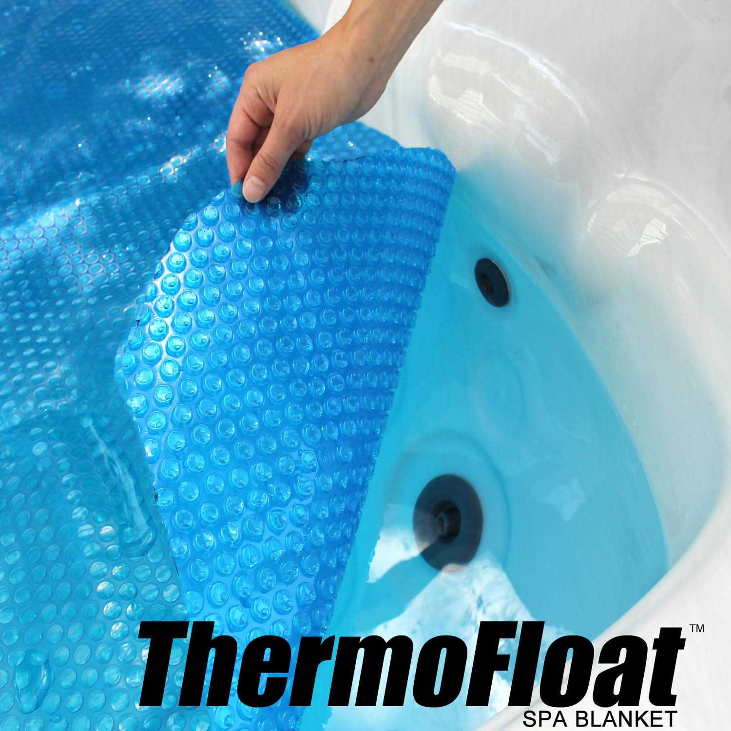 Spa Depot Thermo-Float 16-mil Hot Tub Bubble Cover Floating Spa Blanket - Image 5