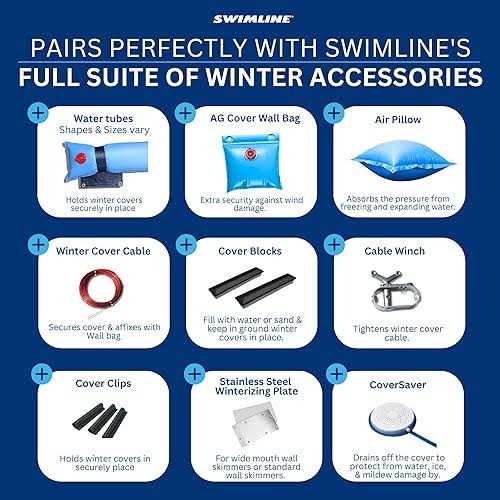 Swimline Winterizing Closing Air Pillow Above-Ground Swimming Pool Cover - Image 4