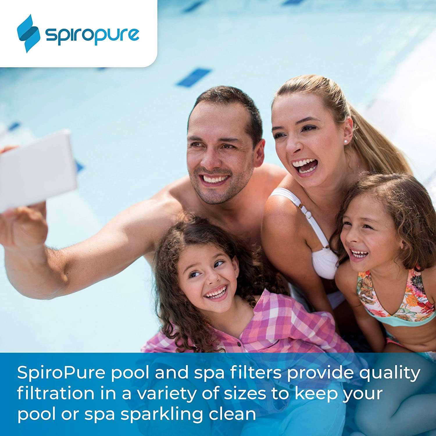 SpiroPure SP-PS-6541-Set Hot Tub Spa Pool Replacement Water Filter Set - Image 4