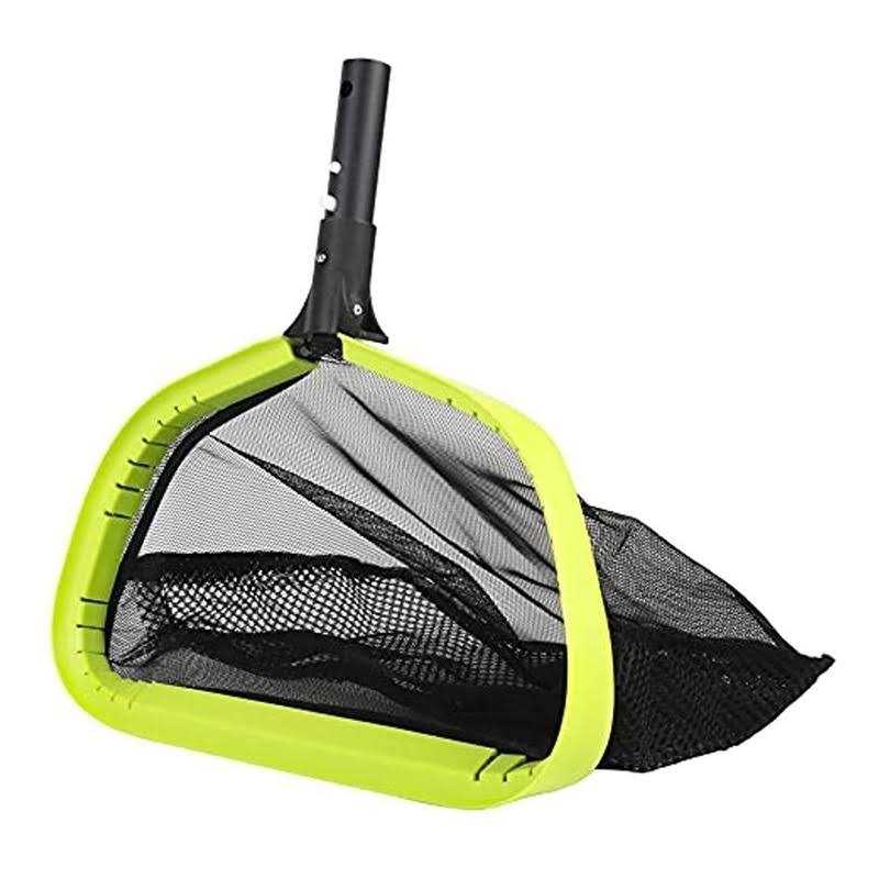 Sepetrel Pool Net,Professional Swimming Pool Leaf Skimmer Nets for Cleaning with Double-layer Deep Big Bag,Heavy Duty Aluminum Frame & Handle Rake