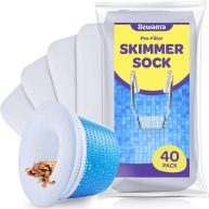 SEWANTA Pool Skimmer Socks Pool Socks for Skimmer Baskets Quality Net/mesh Protects Swimming Pool Filter Systems from debris/leaves. Pool Socks