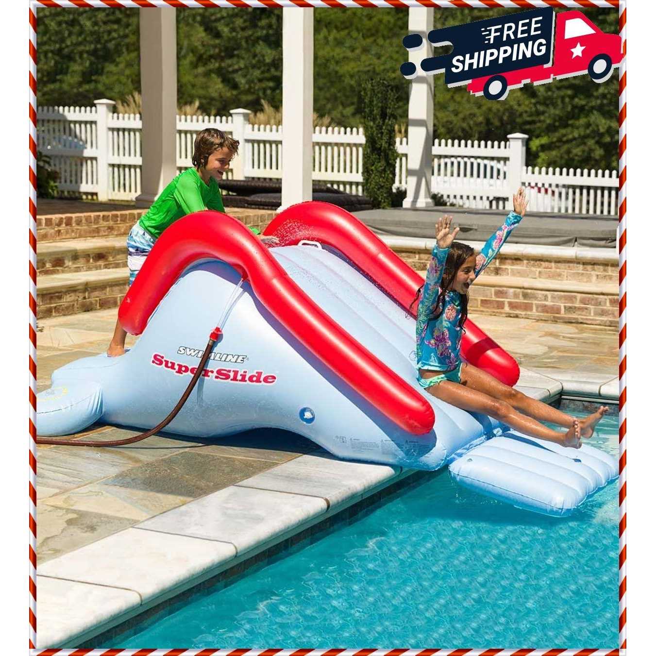 Swimline Iatable Pool Super Water Slide - Image 2