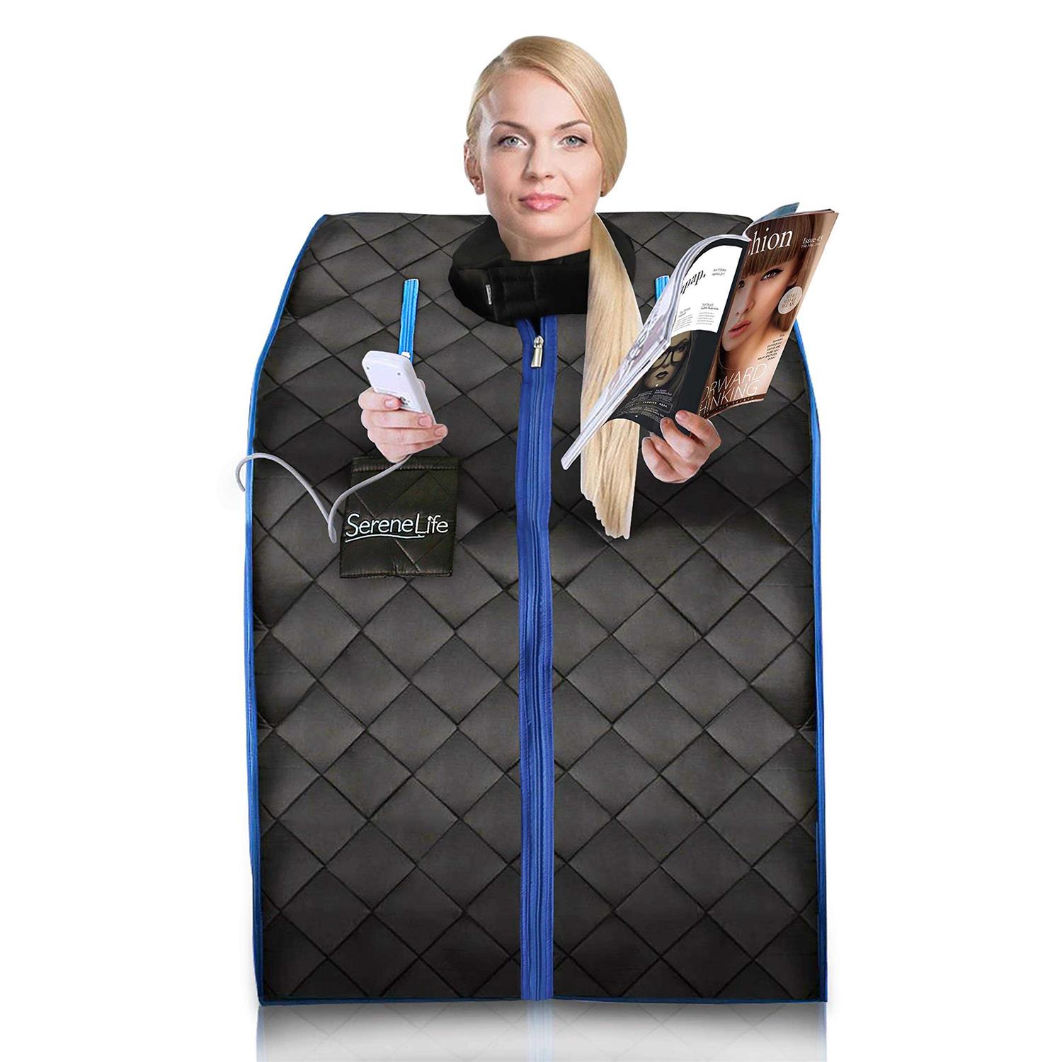 SereneLife Portable Infrared Sauna AZSLISAU10BK
