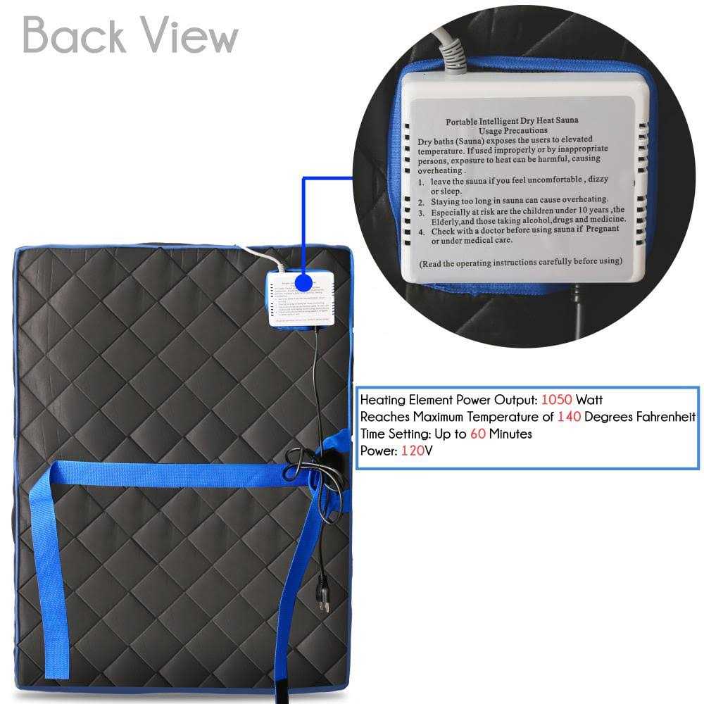 SereneLife Portable Infrared Sauna AZSLISAU10BK - Image 3