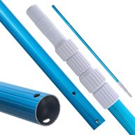 U.s. Pool Supply Professional Blue Anodized Aluminum Telescopic Swimming Pool Pole