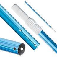 U.s. Pool Supply Professional Blue Anodized Aluminum Telescopic Swimming Pool Pole