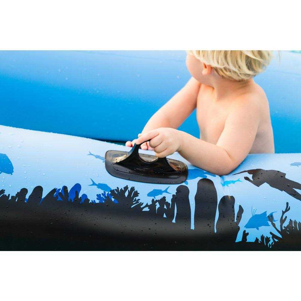 Sieco Design Aquavue Voyager, Clear Bottom Iatable Raft, for Kids and Adults - Image 3