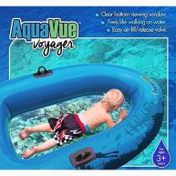 Sieco Design Aquavue Voyager, Clear Bottom Iatable Raft, for Kids and Adults