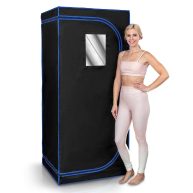 SereneLife Portable Full Size Infrared Home Spa One Person Sauna