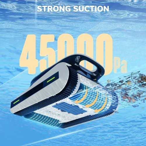 Seauto Seal SE Robotic Pool Vacuum-Intelligent Path Planning Automatic Pool Cleaner - Image 3