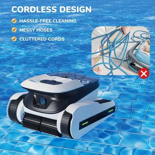 Seauto Seal SE Robotic Pool Vacuum-Intelligent Path Planning Automatic Pool Cleaner - Image 5