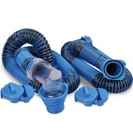 RV Sewer Hose Kit 20 ft Sewer Hose for RV Camper Includes 2 Attachable 10 ft Sewer Hose with Swivel Fitting