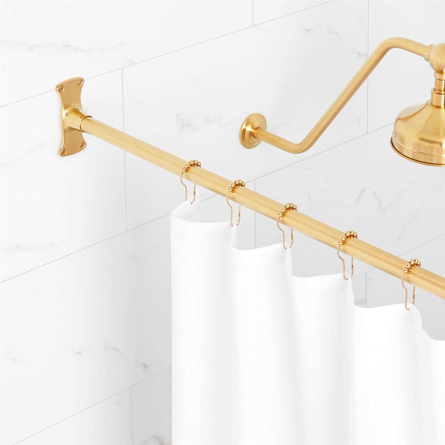 Signature Hardware Straight Shower Rod