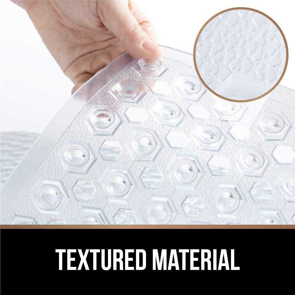 The Original Gorilla Grip Patented Shower and Bathtub Mat, 35×16, Long Bath Tub Floor Mats with Suction Cups and Drainage Holes, Machine Washable and - Image 2