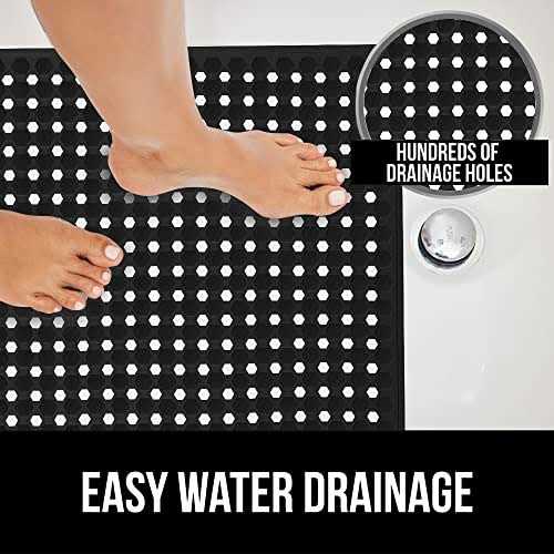 The Original Gorilla Grip Patented Shower and Bathtub Mat, 35×16, Long Bath Tub Floor Mats with Suction Cups and Drainage Holes, Machine Washable and - Image 4
