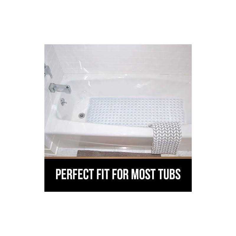 The Original Gorilla Grip Patented Shower and Bathtub Mat, 35×16, Long Bath Tub Floor Mats with Suction Cups and Drainage Holes, Machine Washable and - Image 2