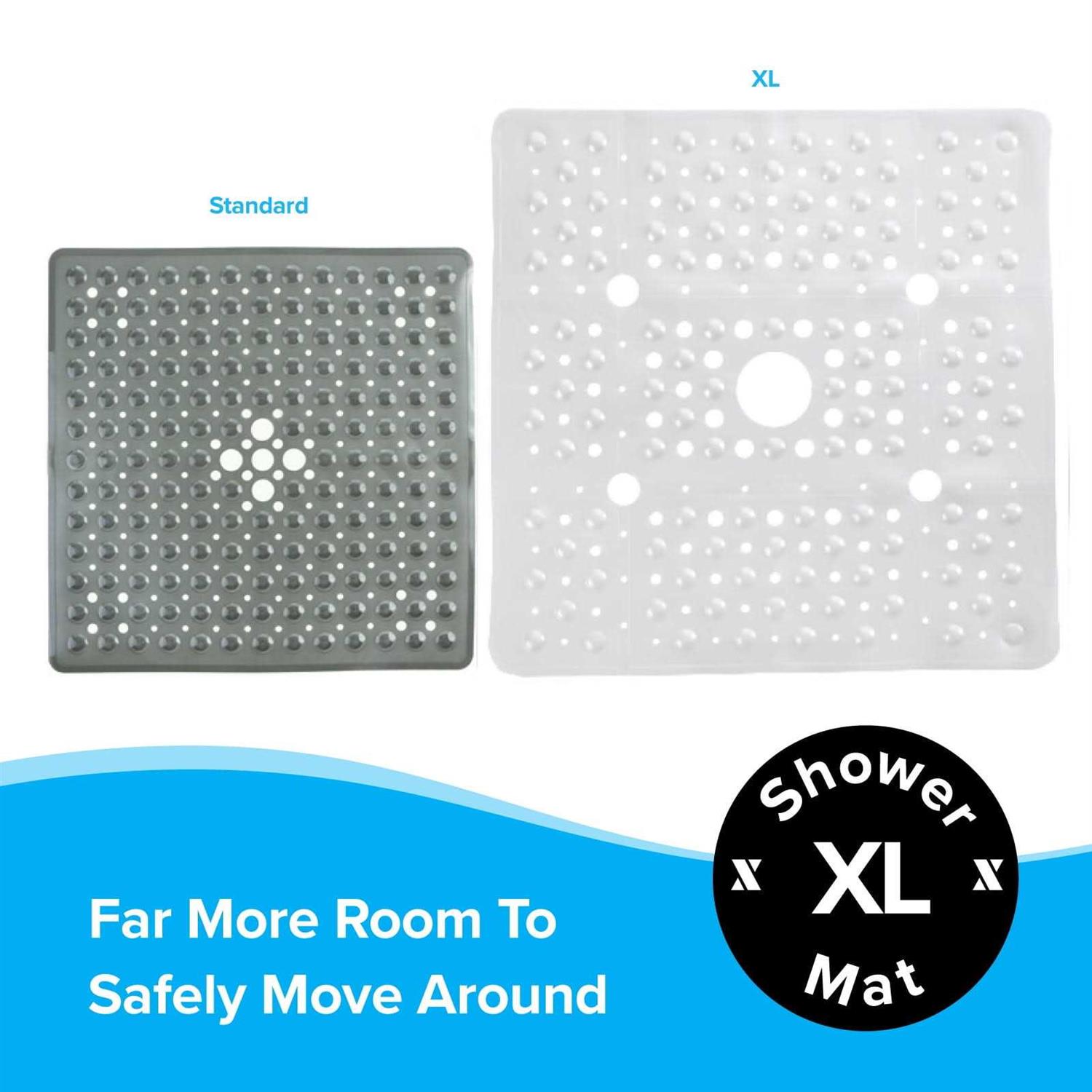 Slipx Solutions 27 x 27 Extra Large Square Shower Mat - Image 3