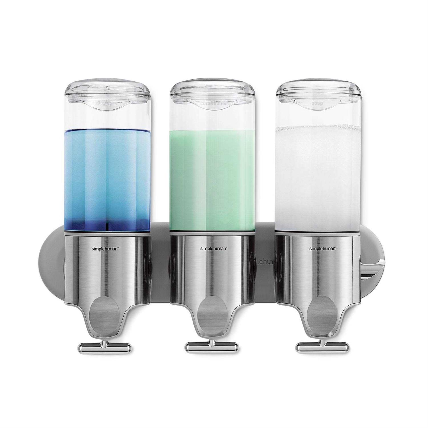 simplehuman Triple Wall Mount Soap Pump