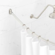 Signature Hardware Curved Shower Rod