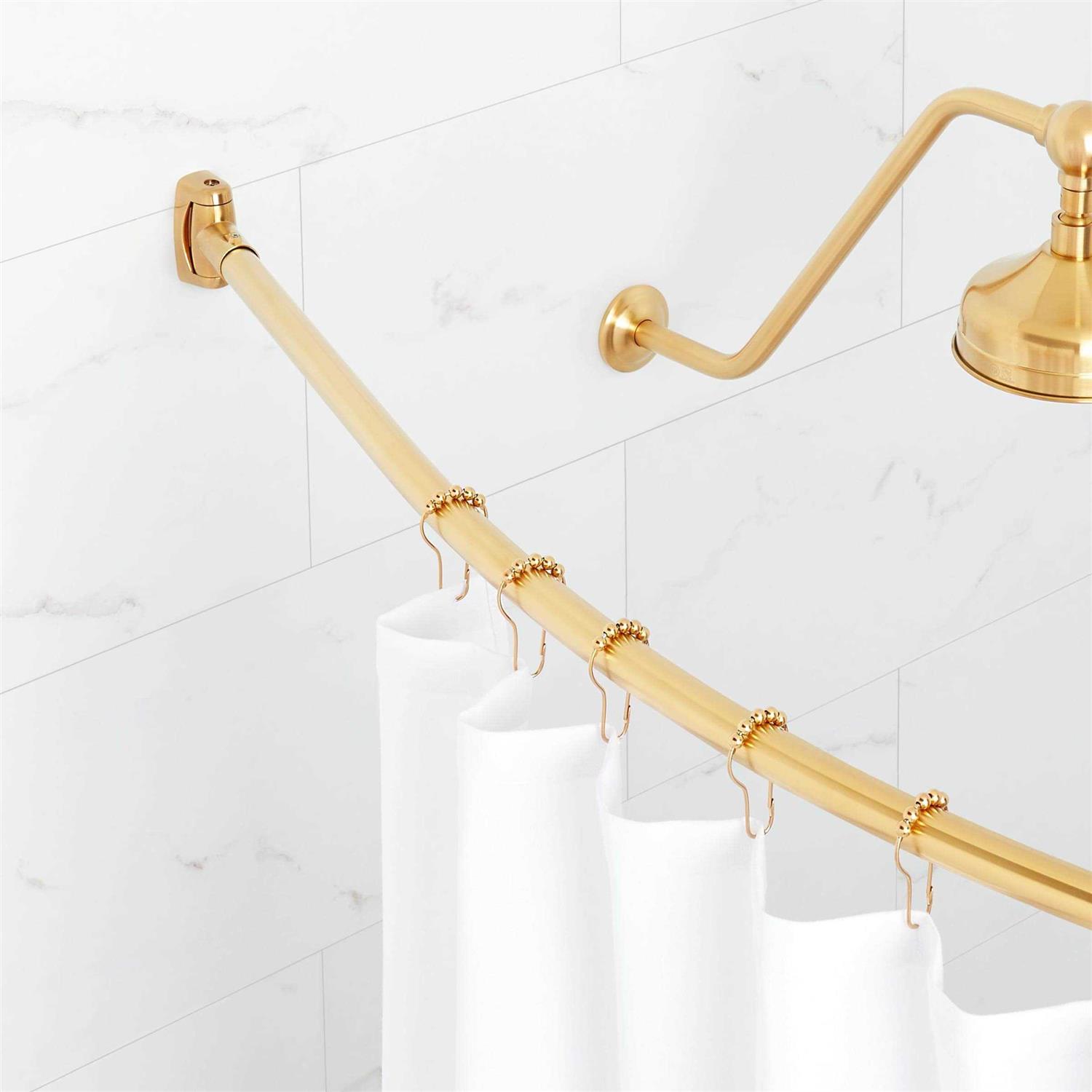 Signature Hardware Curved Shower Rod - Image 2