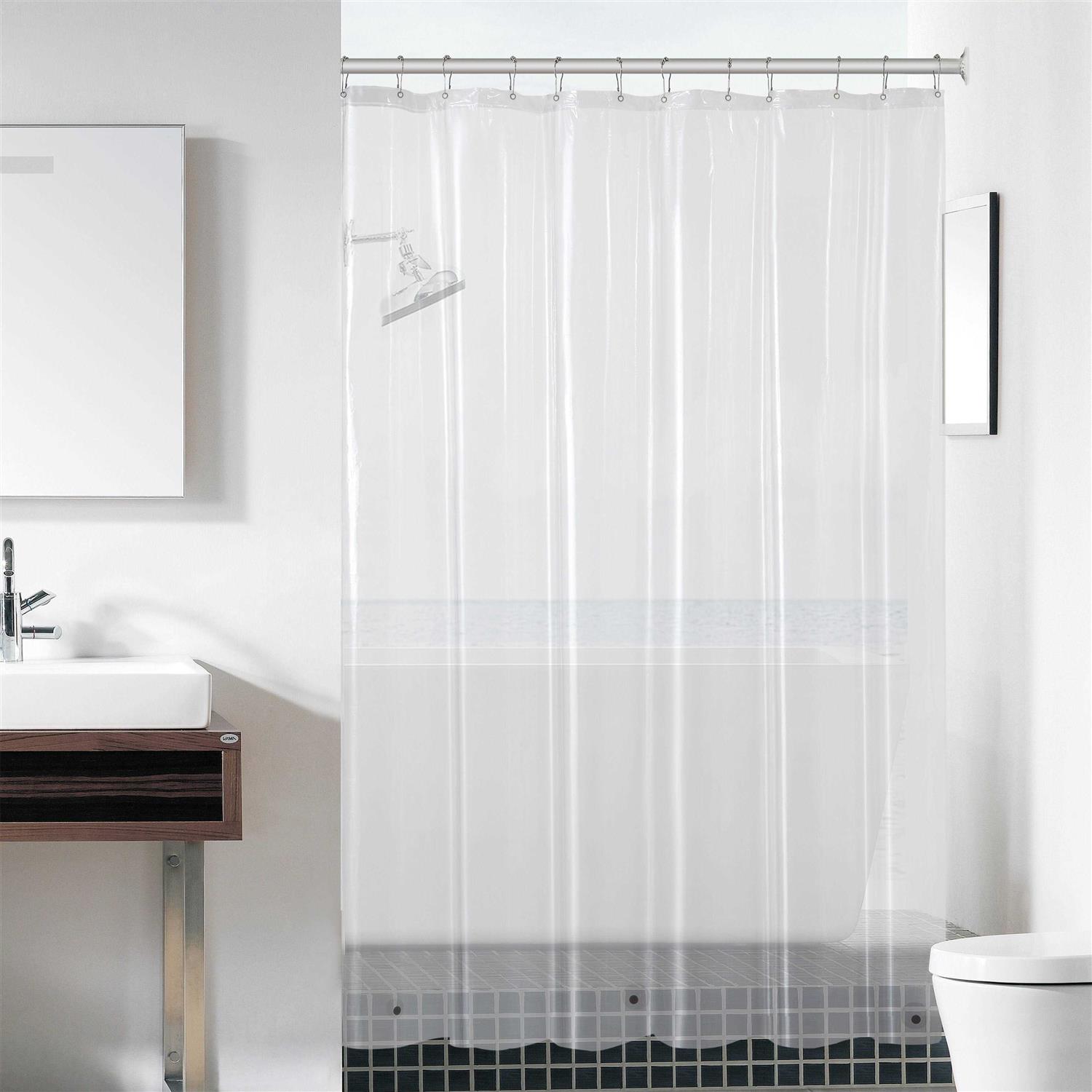 Vcny Home Heavyweight 6 Gauge Solid Peva Shower Liner - Image 3