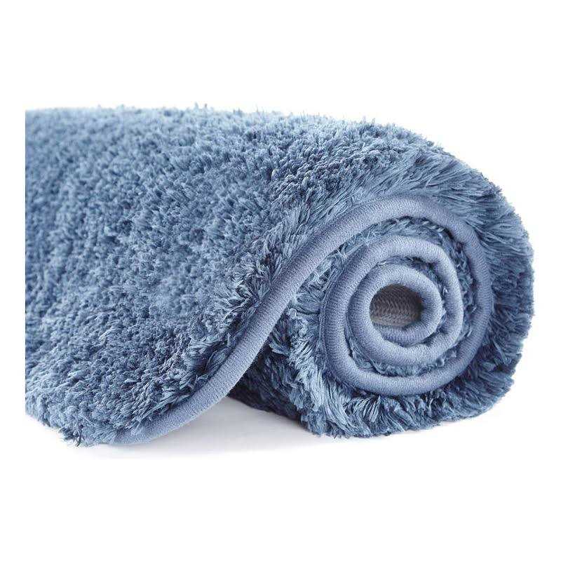 Suchtale Bathroom Rug Non Slip Bath Mat for Bathroom Water Absorbent Soft Microfiber Shaggy Bathroom Mat Machine Washable