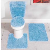 Stoneberry Home Plush 5-Piece Bath Rug Set