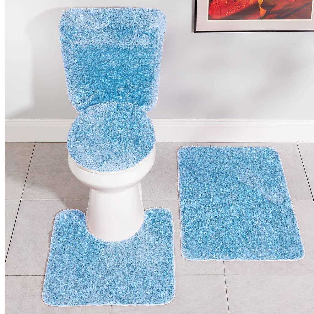 Stoneberry Home Plush 5-Piece Bath Rug Set