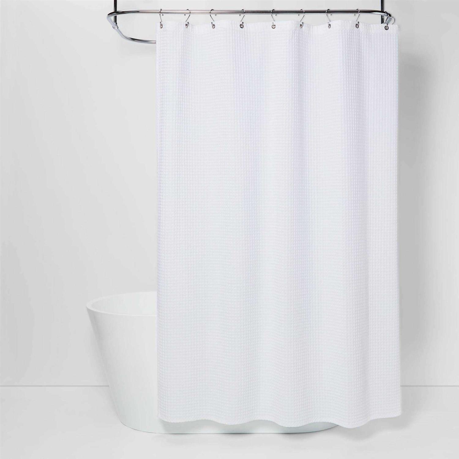Threshold Waffle Weave Shower Curtain