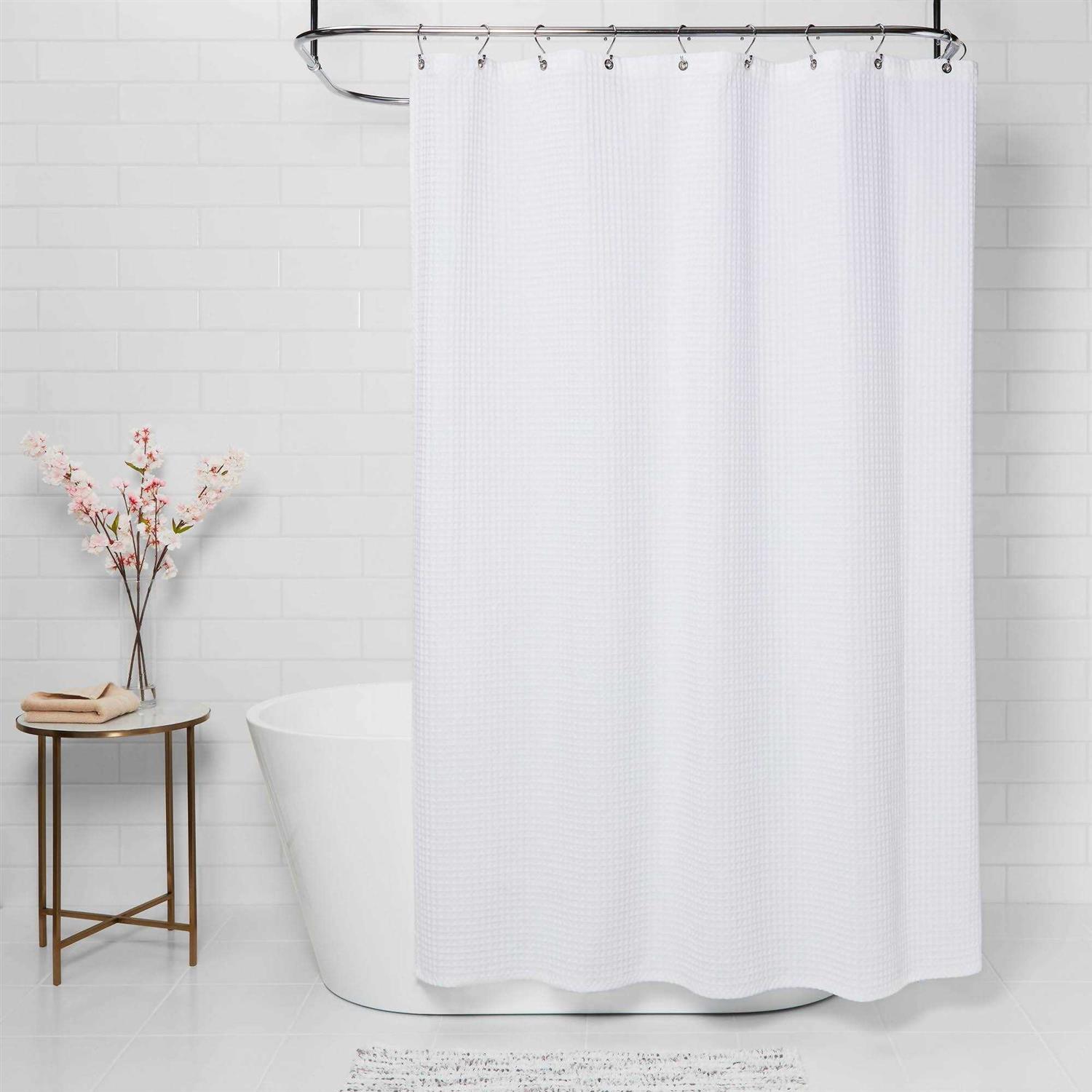 Threshold Waffle Weave Shower Curtain - Image 2
