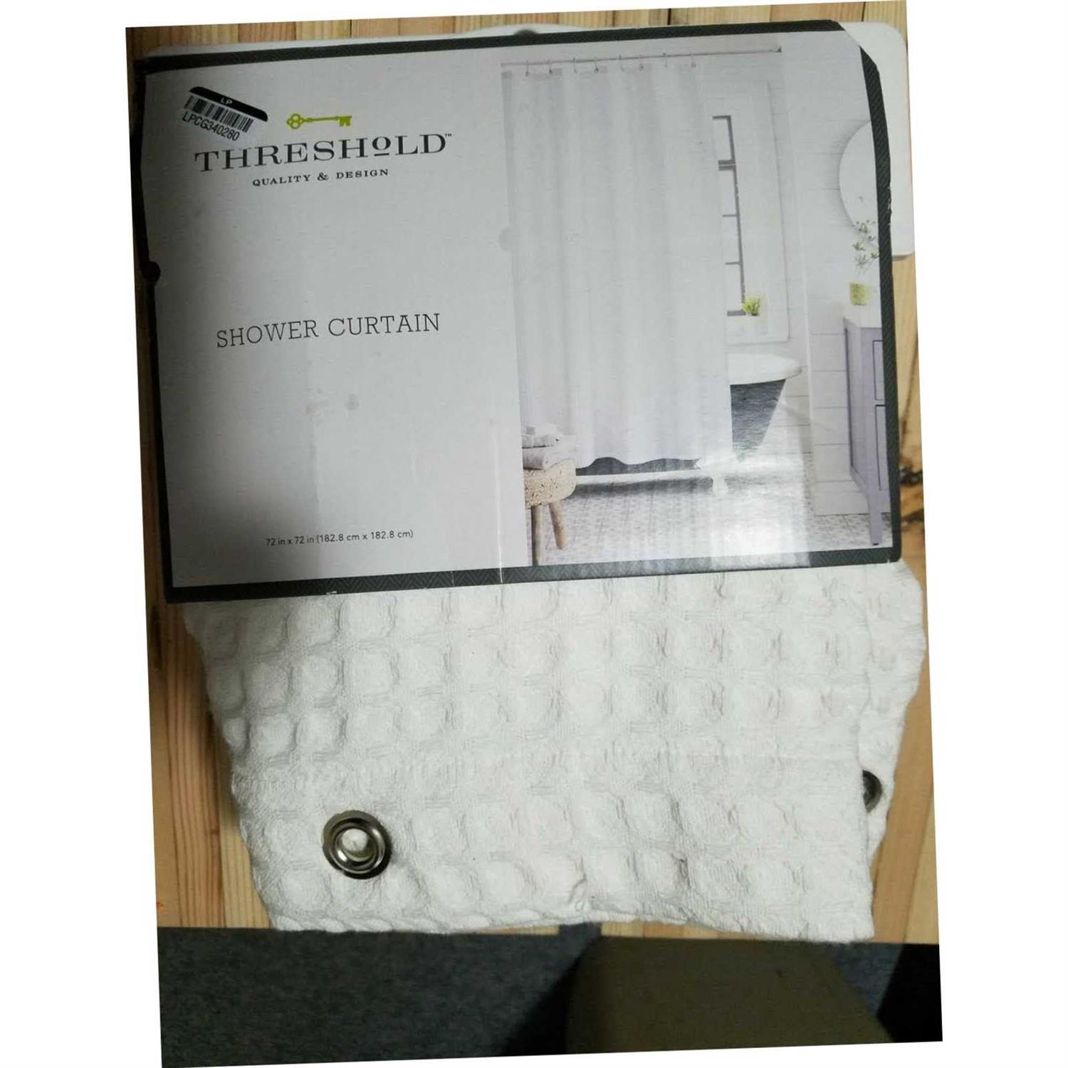 Threshold Waffle Weave Shower Curtain - Image 4