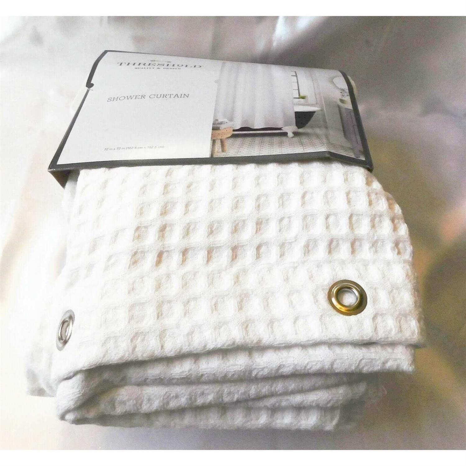 Threshold Waffle Weave Shower Curtain - Image 5