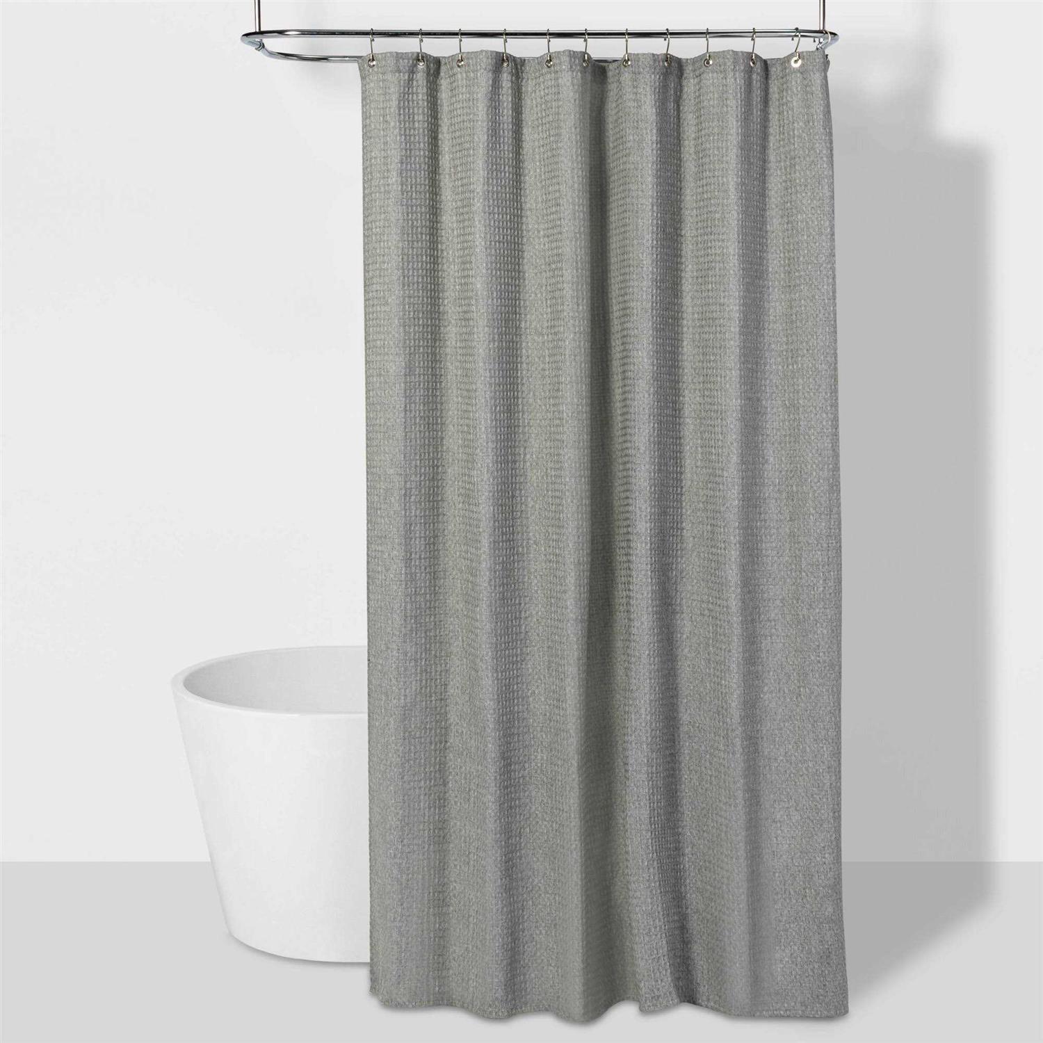 Threshold Waffle Weave Shower Curtain