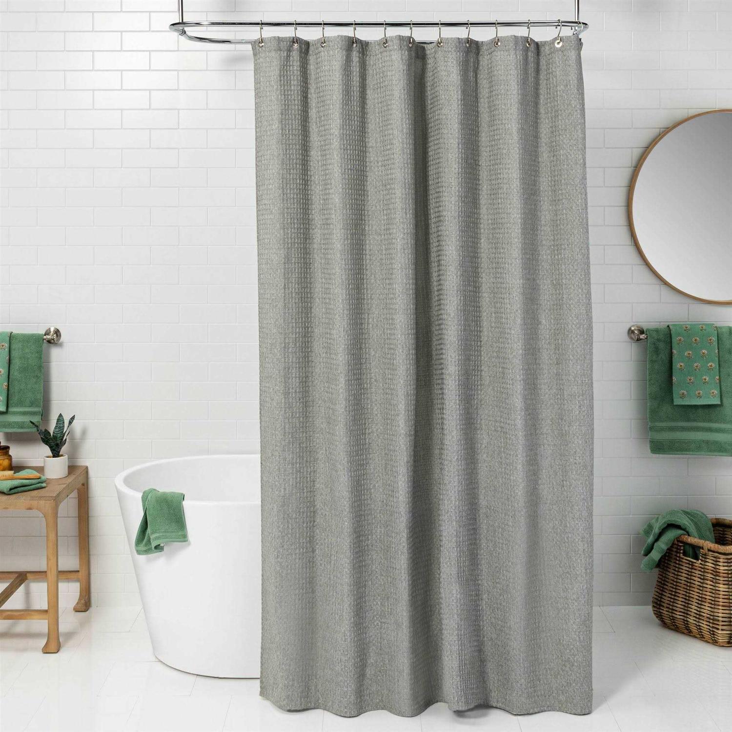 Threshold Waffle Weave Shower Curtain - Image 2