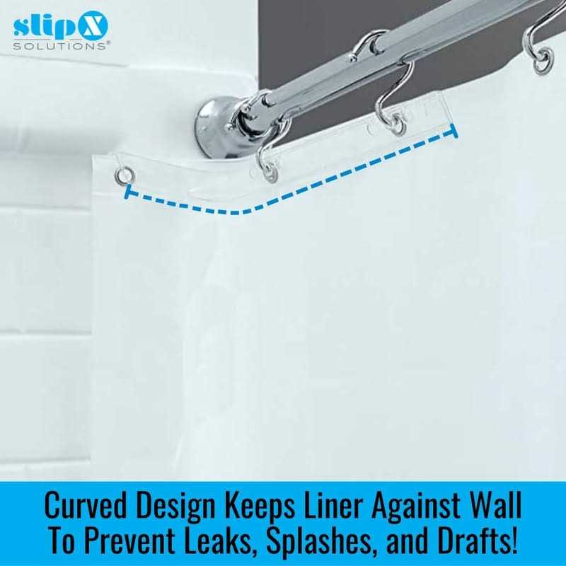 SlipX Solutions Shower Curtain Splash Guards - Image 5