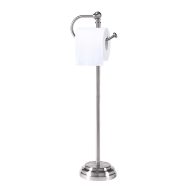 SunnyPoint Classic Bathroom Free Standing Toilet Tissue Paper Roll Holder Stand