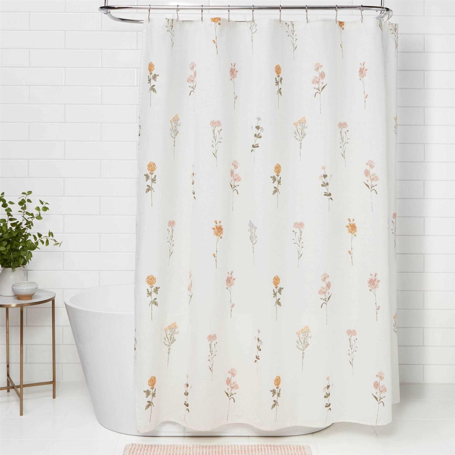 Threshold Botanical Floral Shower Curtain - Image 4