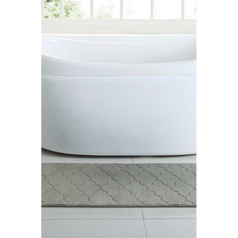 VCNY Home Amadora Quatrefoil Memory Foam Bath Runner - Image 5