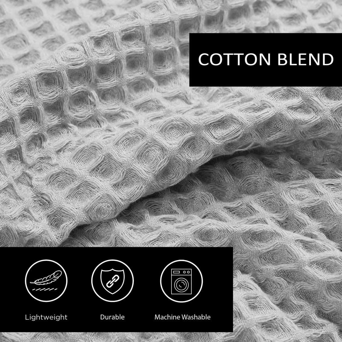 Vera Wang Marled Waffle Shower Curtain - Image 3