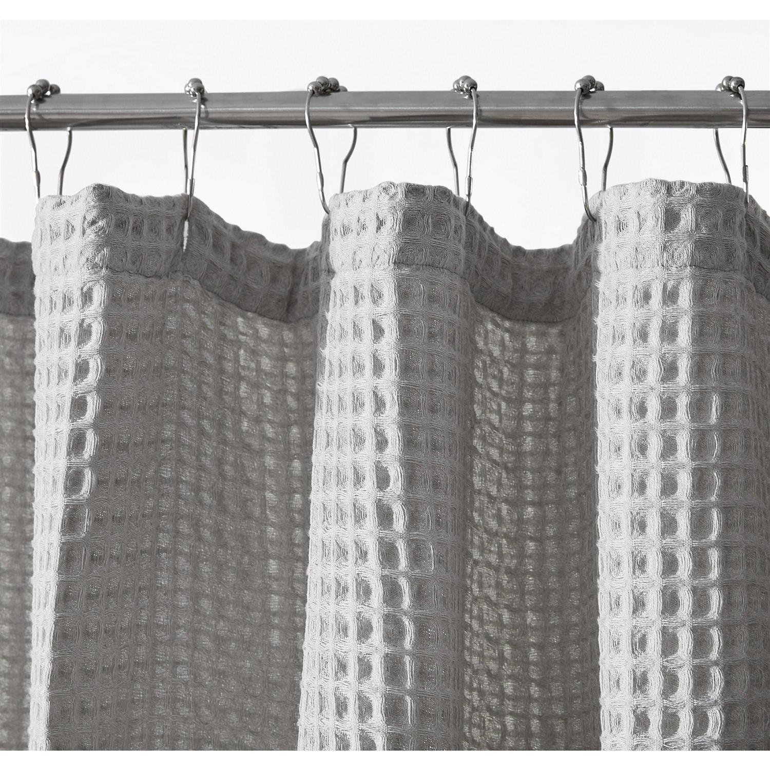 Vera Wang Marled Waffle Shower Curtain - Image 5