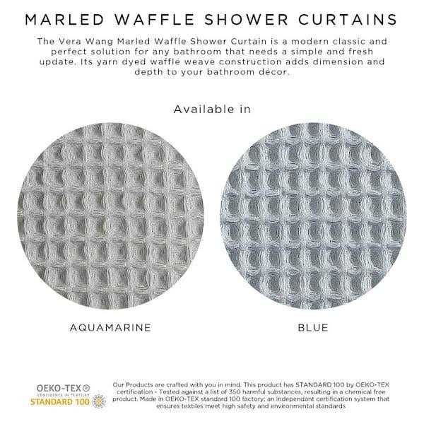 Vera Wang Marled Waffle Shower Curtain - Image 3