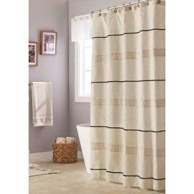 SKL Home Frayser Shower Curtain Linen - Image 4