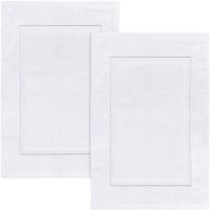 Utopia Towels Cotton Banded Rug Bath Mats, 21×34 Inches, 100% Ring Spun Cotton