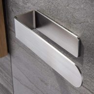 Taozun hand Towel Holder/hand Towel Ring Self Adhesive Bathroom Towel Bar Stick on Wall